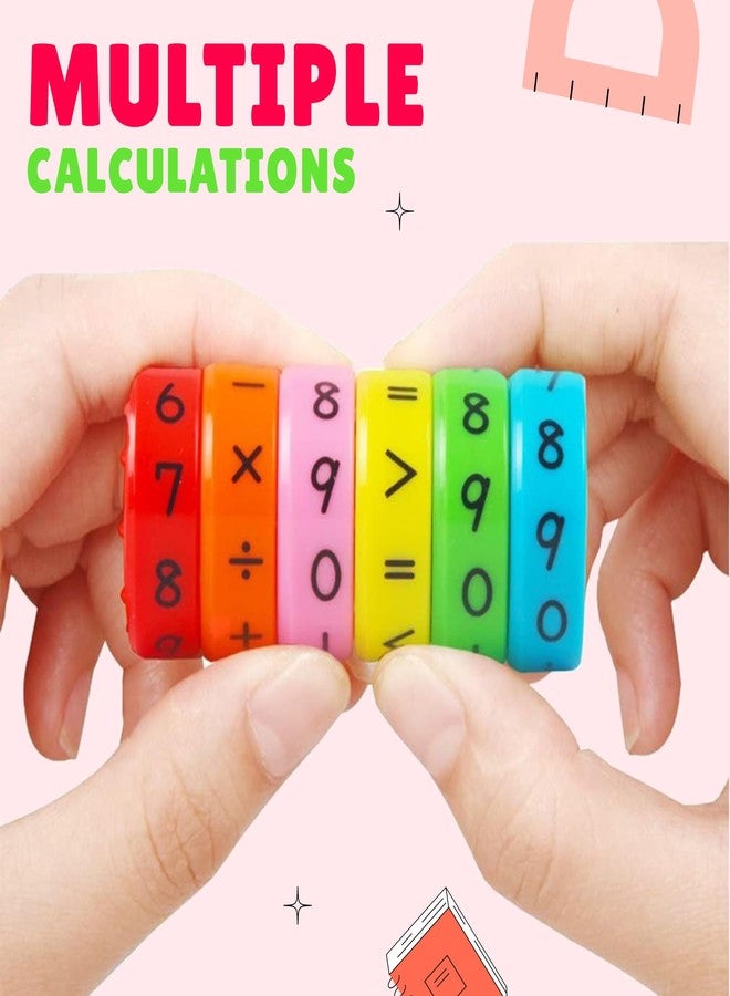 Homeaura Magnetic Arithmetic Learning Toy for Kids | Educational Maths Game for Ages 7 to 10 | Colorful Magnetic Building Blocks for Addition, Subtraction, Multiplication, and Division (1 Set 6 pcs) - Image 5